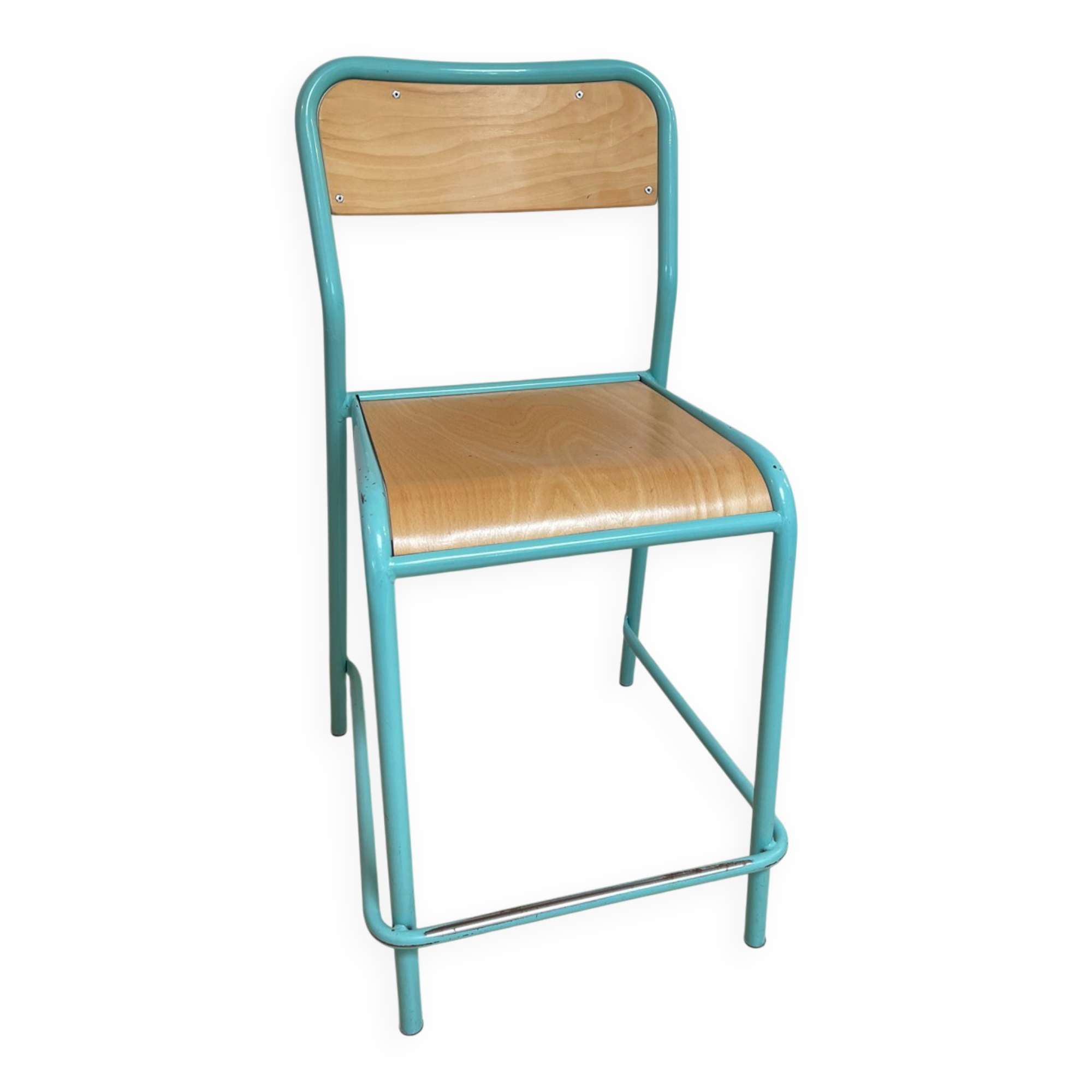 Vintage laboratory stool from the 1980s.