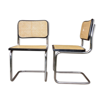 Paire de chaise Breuer b32 par Marcel Breuer