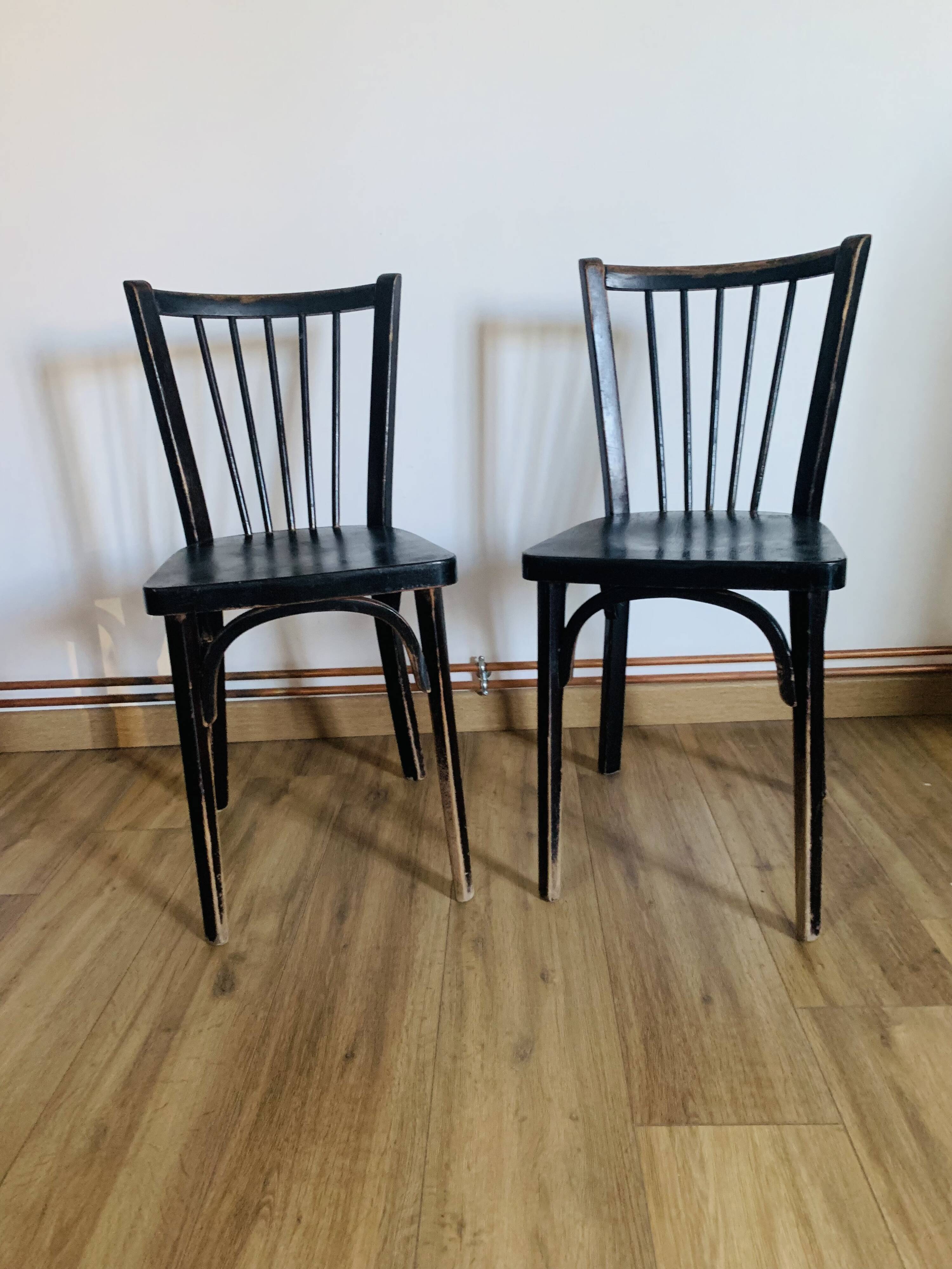 Pair of Baumann chairs model 153