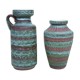 Set of 2 vases vintage Germany West ceramic by Bodo Mans for Bay Keramik