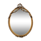 Oval mirror with flower garlands  31x45cm