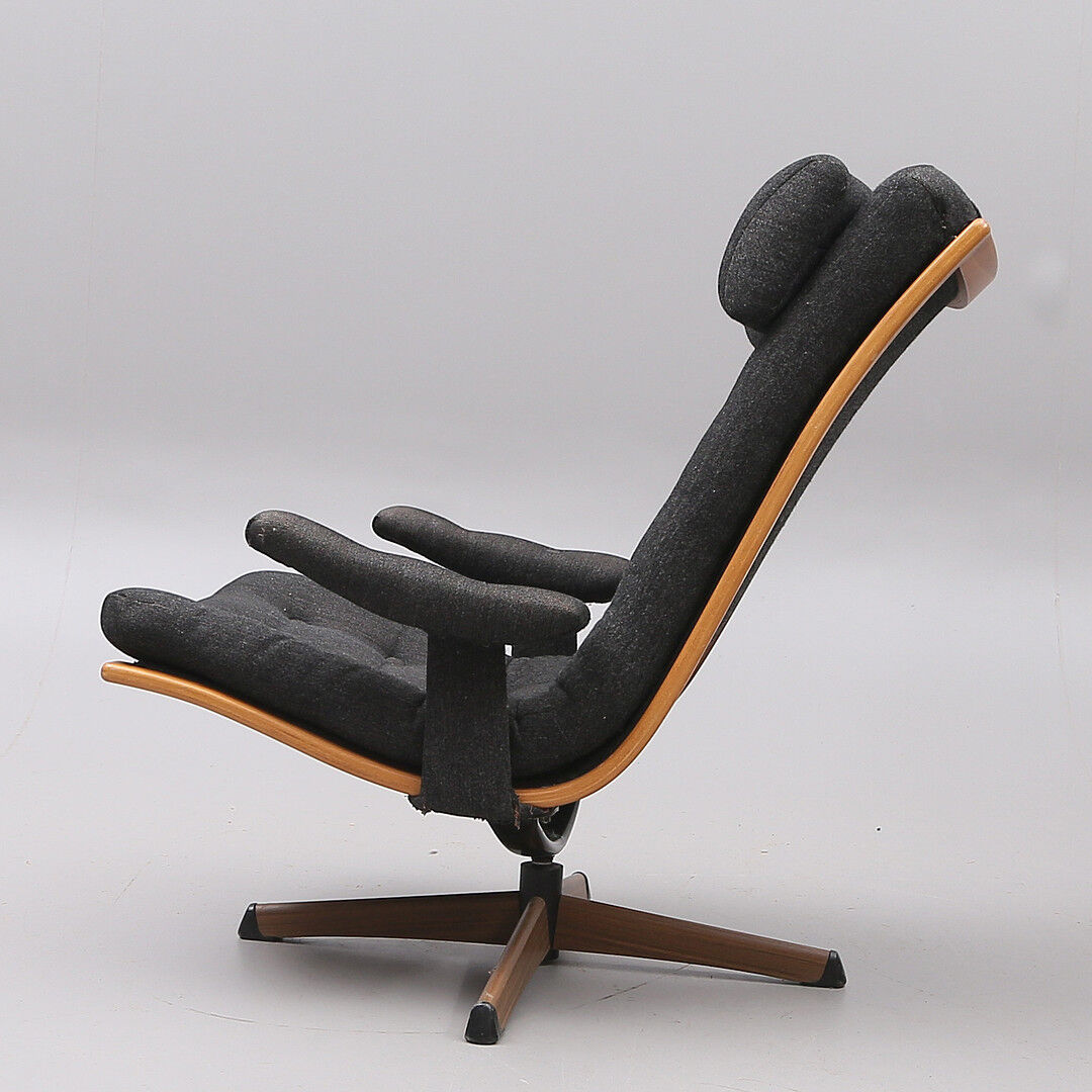 Mid-century swivel armchair by Gote Mobler, 1960s