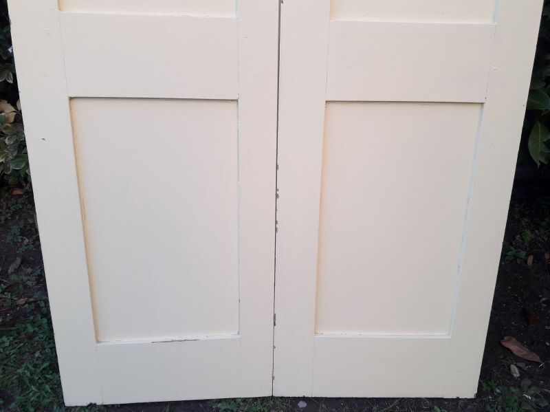 Pair of doors 218,5x92,5cm old closet