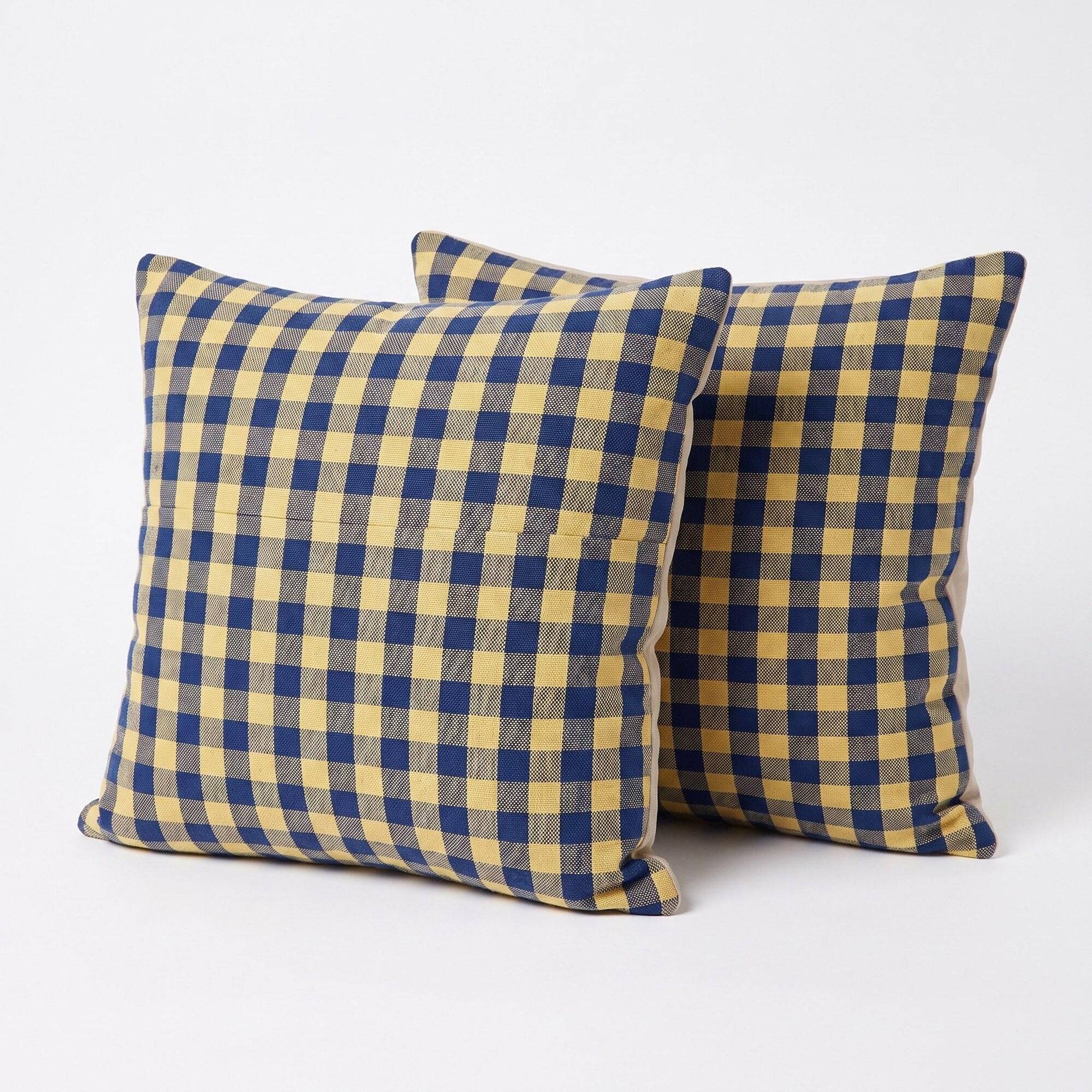 Set of 2 vintage kilim cushion covers 38x41 cm