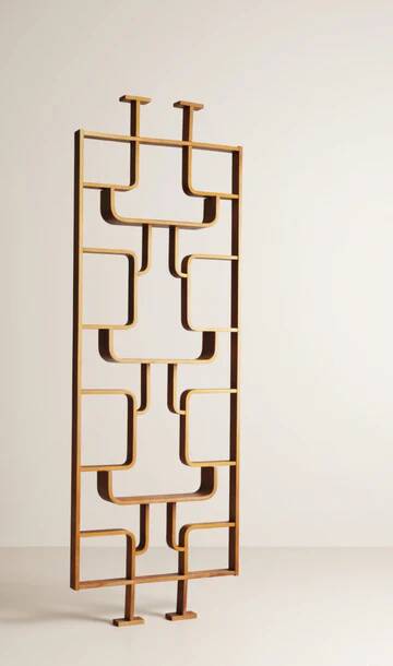 Vintage room divider by Ludvik Volak for Drevopodnik Holesov, 1970s