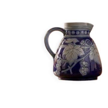 Stoneware pitcher from Alsace signed 310