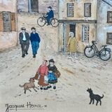 An old village of Jacques Hara XXth