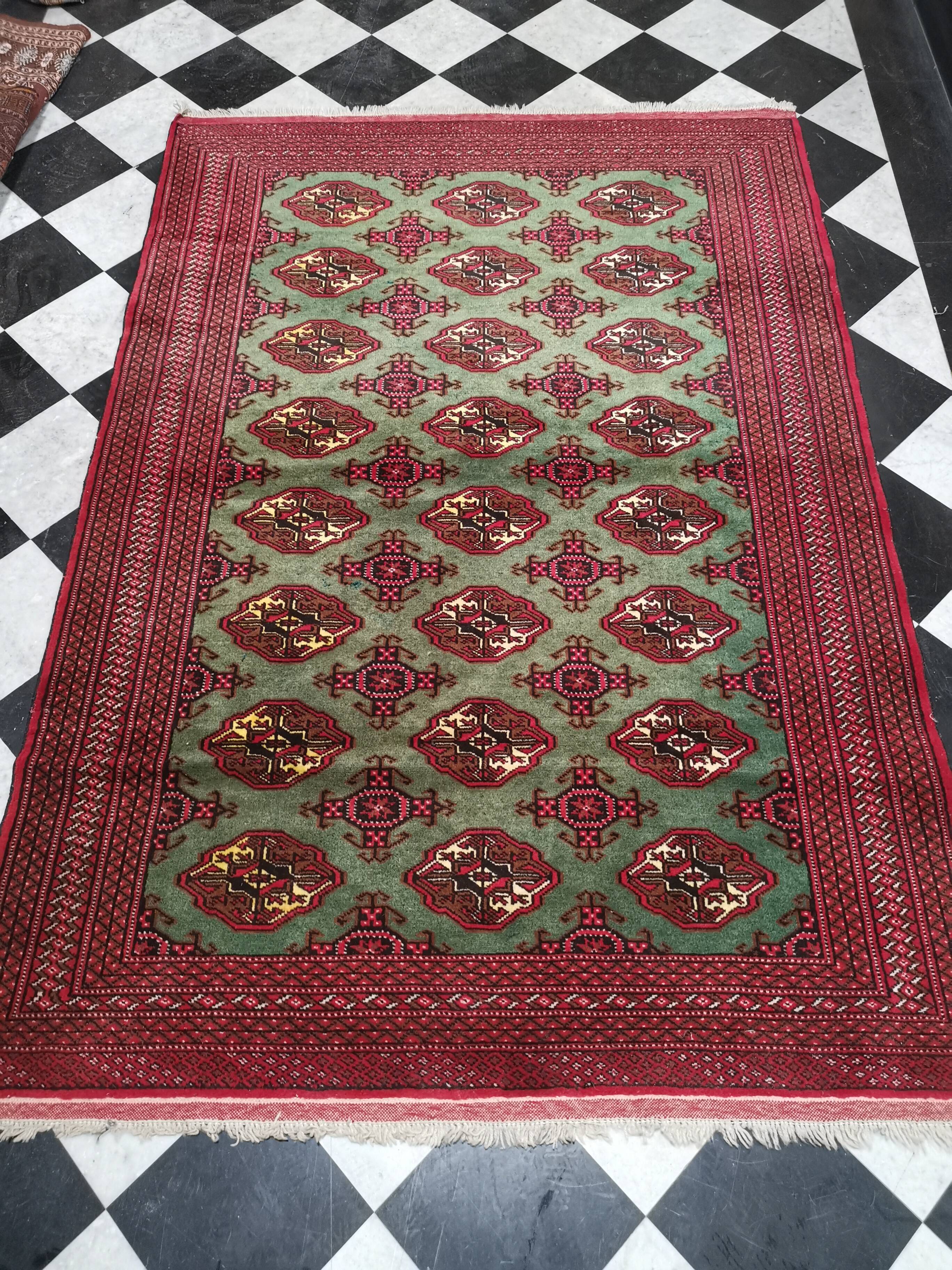 Tapis d'orient persan fait main Boukhara 190 x 130
