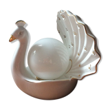 Ceramic peacock lamp 70