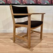 SET OF 4 ARMCHAIRS STAMPED "HANS WEGNER" 1960.