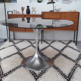 Table tulip chrome 70s