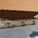 Ferotin coat rack in wicker and metal from the 60s vintage