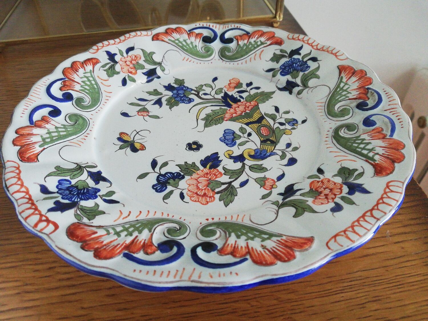 Decorative plate décor Rouen