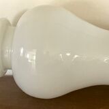 Vintage opaline lamp and brass 50 cm
