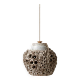 Suspension in glazed stoneware by Bodil Marie Nielsen, Denmark, around 1960.