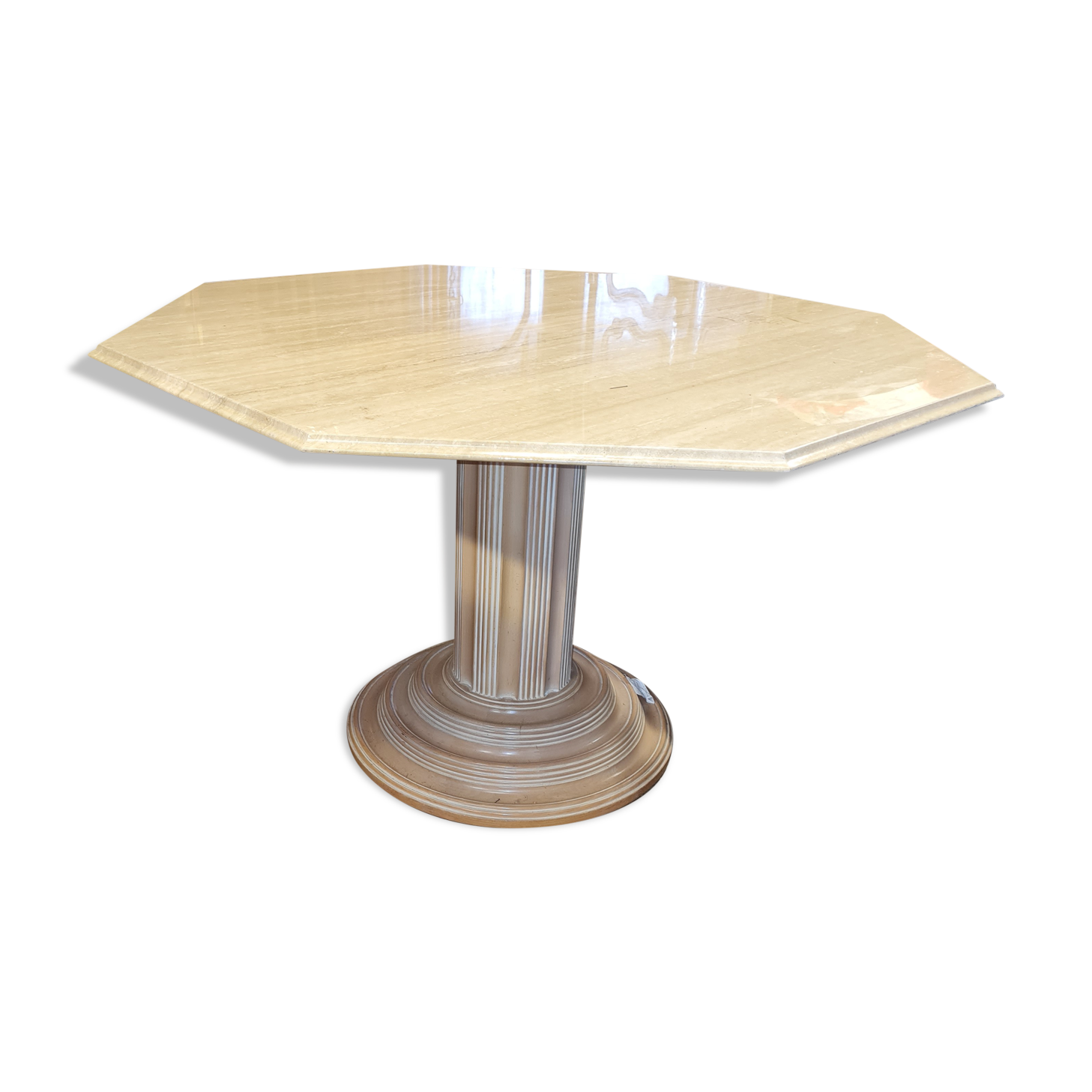 Dining room table marble top
