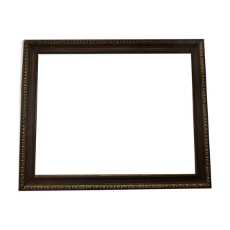 Old frame in oak and stucco-foliage of 403 x 497