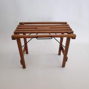 Wooden and metal  stool