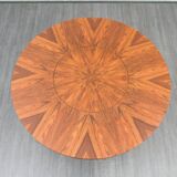 Table ronde vintage, palissandre