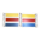 Tomado wall shelf pair – Mondrian colours – vintage