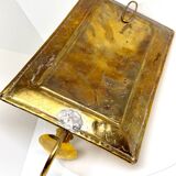 Large ScandiSca Vintage Brass Wall Candle holder  Sconce  height 34 cm