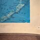 Planisphere map air france 80s - travel agency