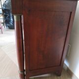 4-drawer chest of drawers - empire style - with detached columns - mahogany-bronze stain