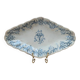 Ravier ironstone Longchamp model Louis XVI with old blue decoration.