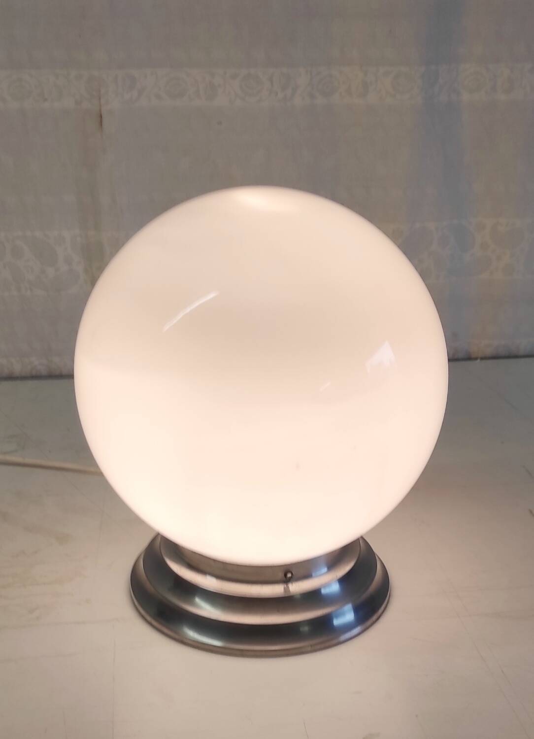 Bauhaus globe opaline ceiling light - early 20th century