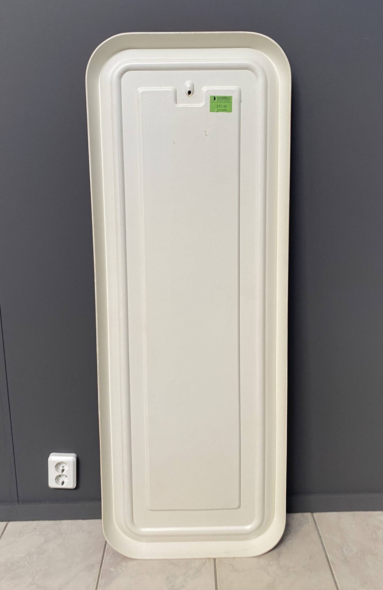 XXL orange Quadro mirror by Schönbuch 1970s