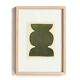 painting on paper - abstract illustration signed eawy