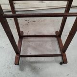 Wooden valet on wheels