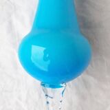 Opaline pedestal vase