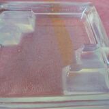 Vernox art-deco opalescent glass ashtray by Sabino