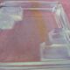 Vernox art-deco opalescent glass ashtray by Sabino
