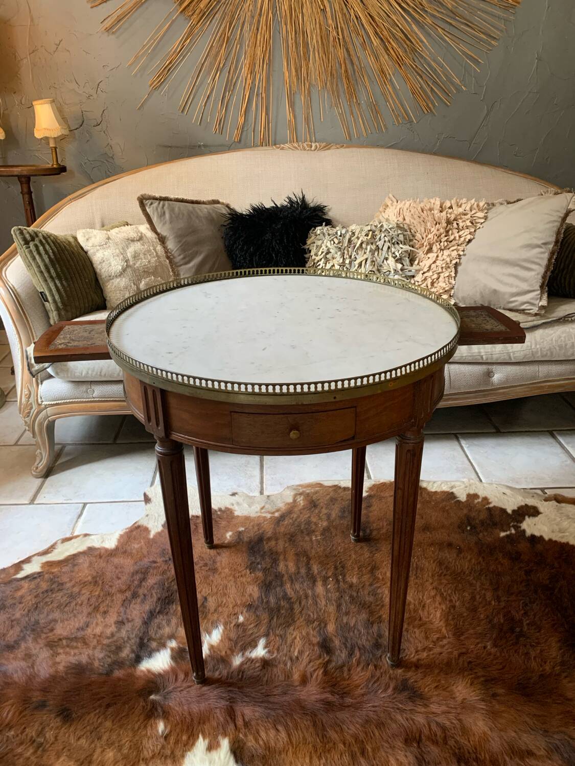 Table d’appoint en marbre