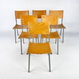 Set of 6 Dining Chairs by Ruud Jan Kokke for Harvink, 1990s