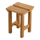 Solid pine stool, France circa 1970