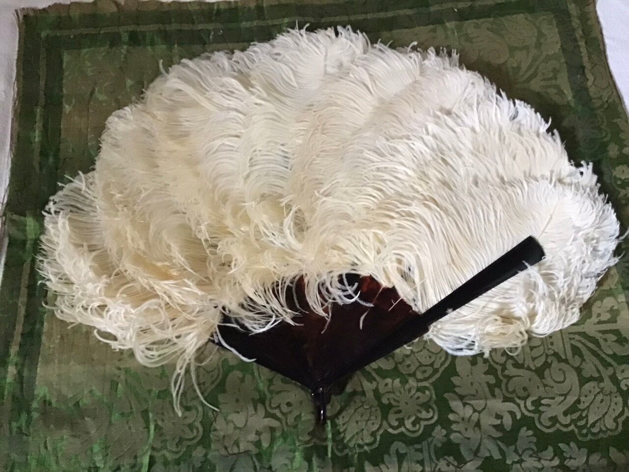 Fan scale ostrich feathers Napoleon III