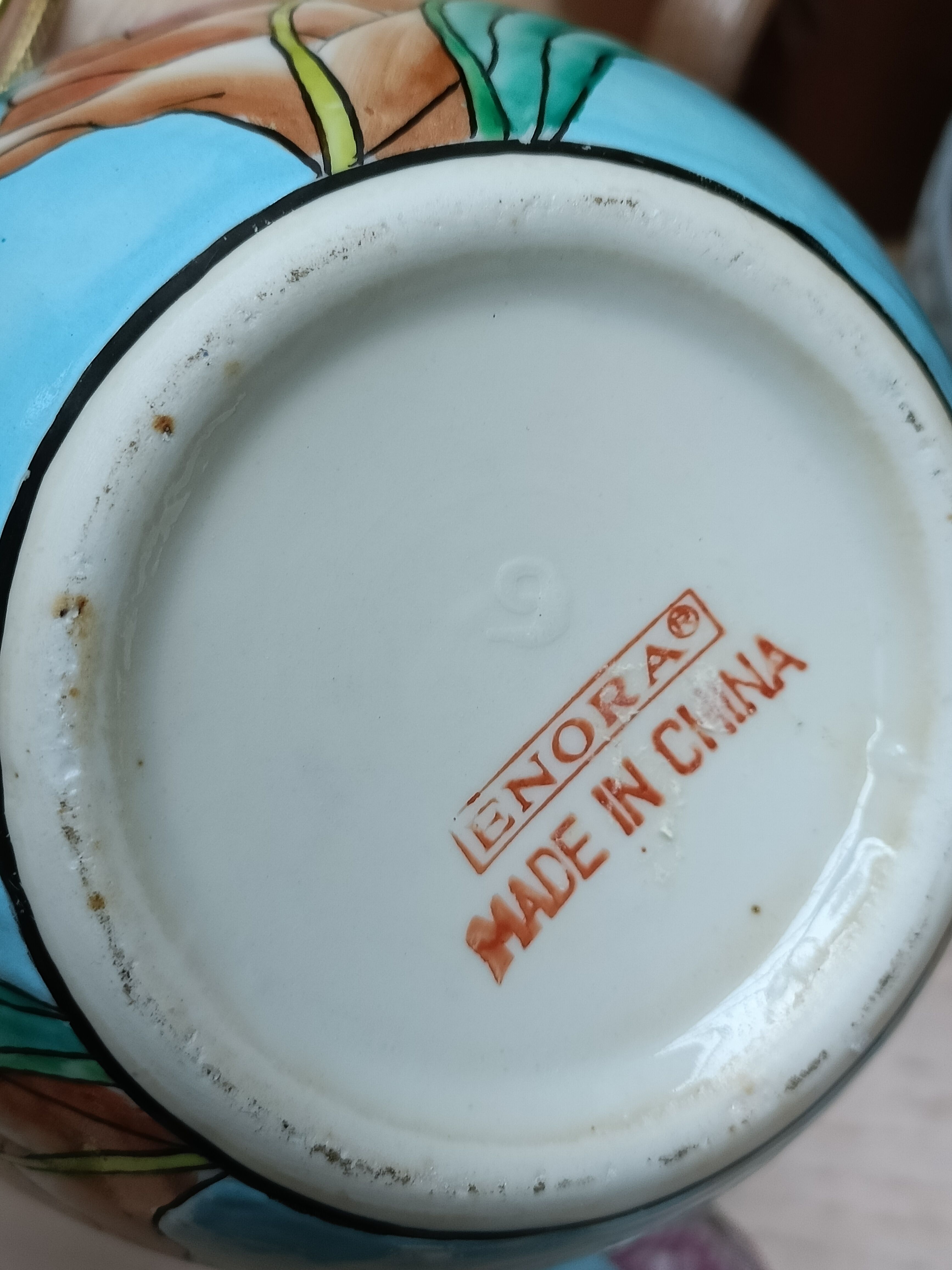 Very nice Chinese earthenware box, vintage