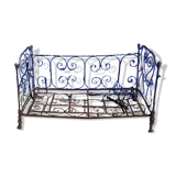 Banquette lit en fer forgé