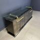 Vintage brass credenza by Belgochrom, 1980s