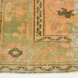 6x9 Shades Of Peach Orange Handmade Wool Oriental Turkish Rug, 180x286Cm