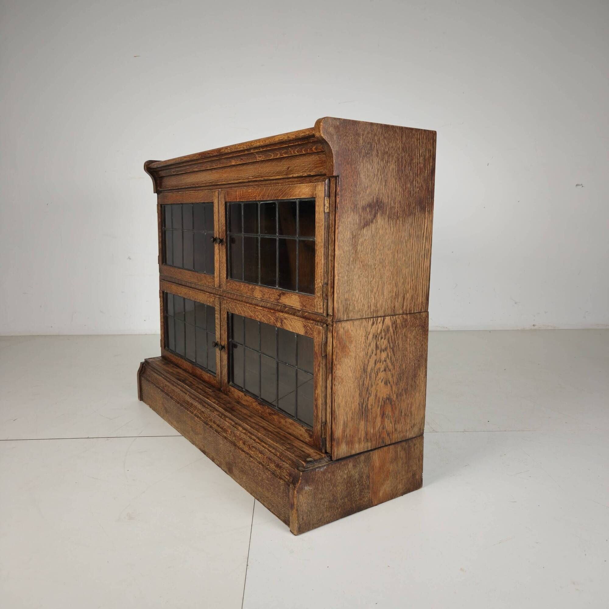 English Oak Bookcase by Minty Library Specialists, Oxford, 1920s