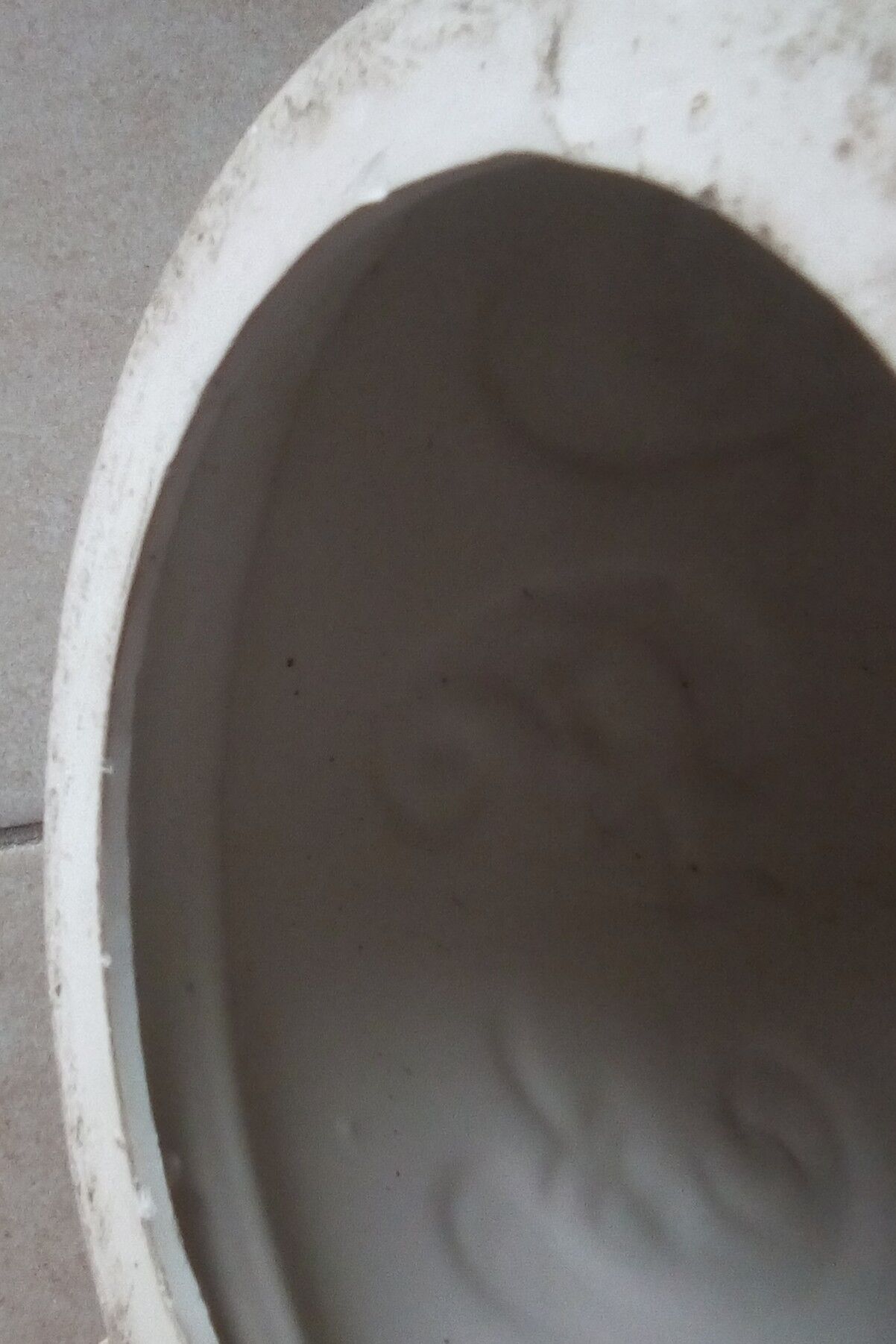 70s porcelain lamp foot