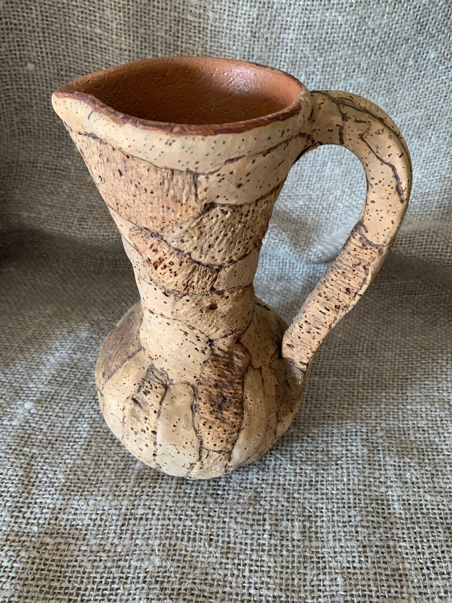 Vintage cork pitcher
