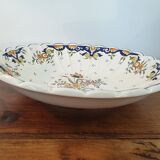 Flat Cut in Earthenware of Rouen XXth