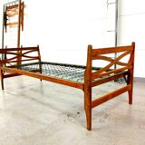 Foldable cross bed, one person, 1950s
