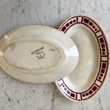 Duo of raviers Badonviller model "Barbizon" 30s