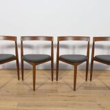 Mid-Century Teak Dining Table and Chairs Set by Hans Olsen for Frem Røjle, Denmark, 1950s, Set of 5